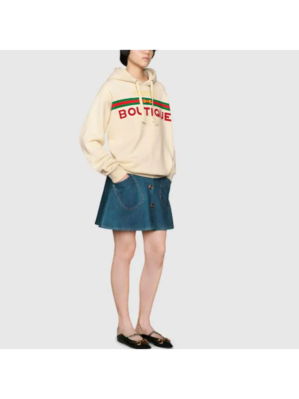 Свитер Gucci с принтом — изображение 3 из 4, белый