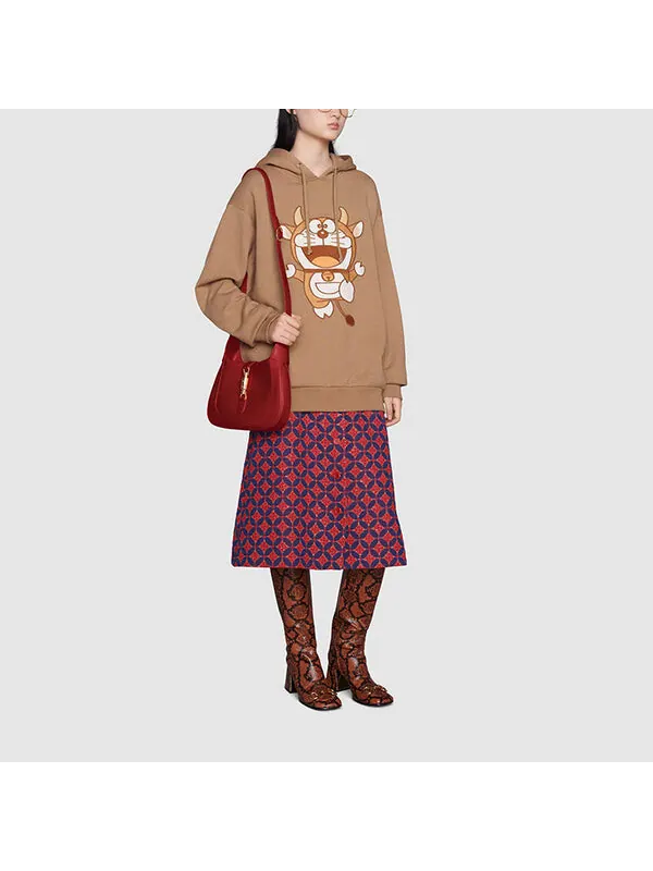 Худи Gucci x Doraemon, коллаборация — изображение 4 из 4, коричневый