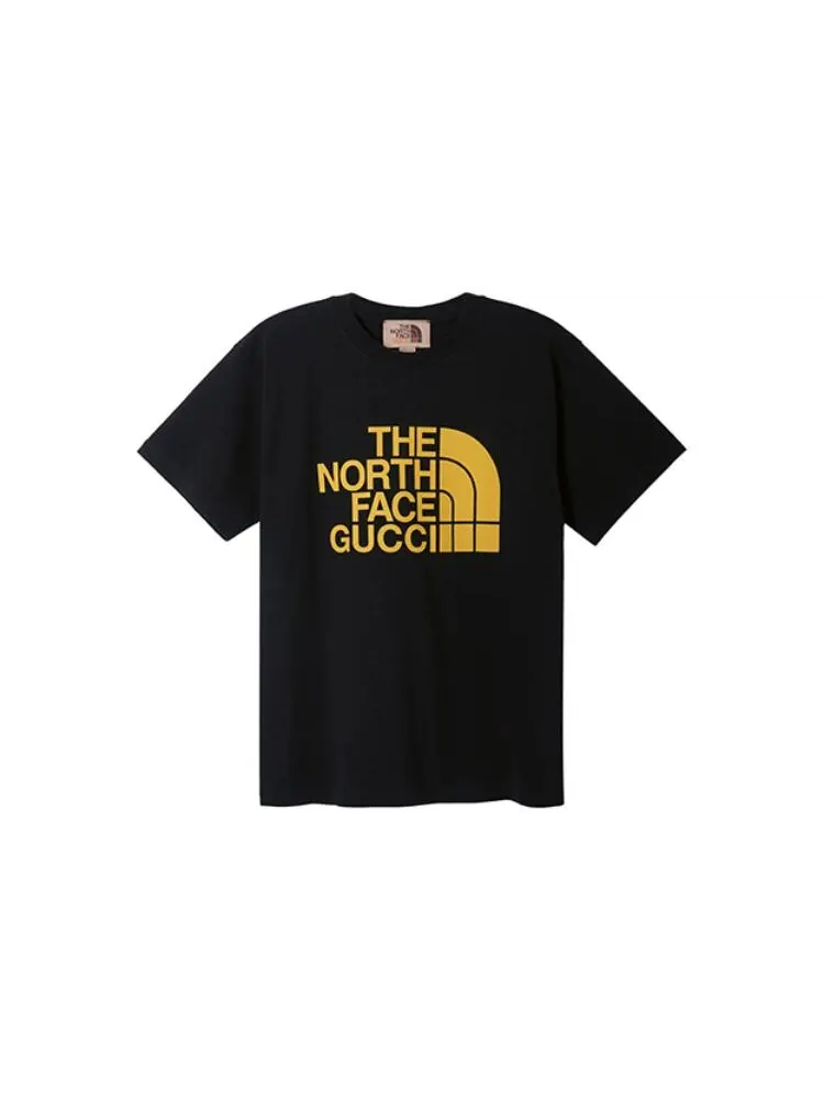 Футболка Gucci x The North Face Logo, мужская — изображение 2 из 6, черный