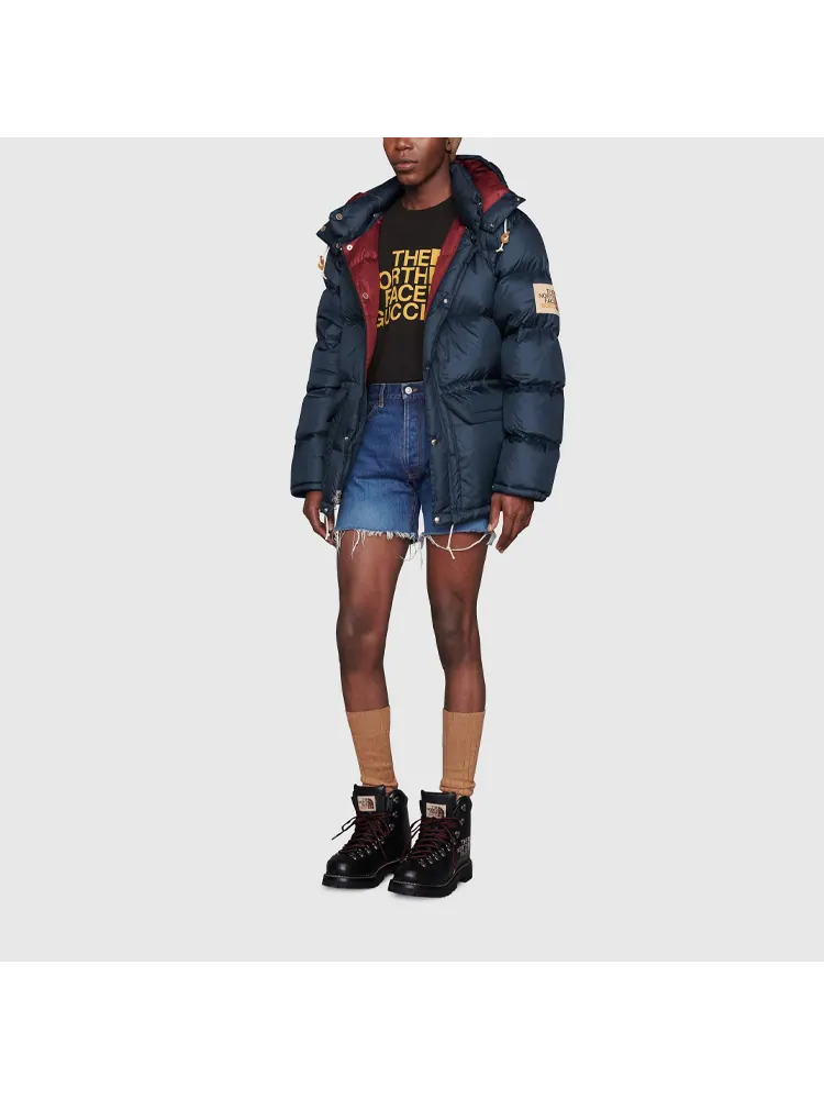 Футболка Gucci x The North Face Logo, мужская — изображение 4 из 6, черный