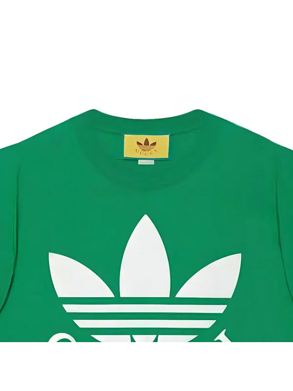 Футболка adidas x Gucci Logot — изображение 2 из 4, зеленый