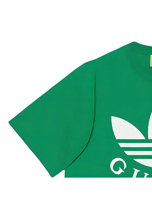Футболка adidas x Gucci Logot — изображение 3 из 4, зеленый