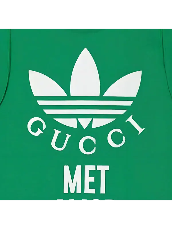 Футболка adidas x Gucci Logot — изображение 4 из 4, зеленый