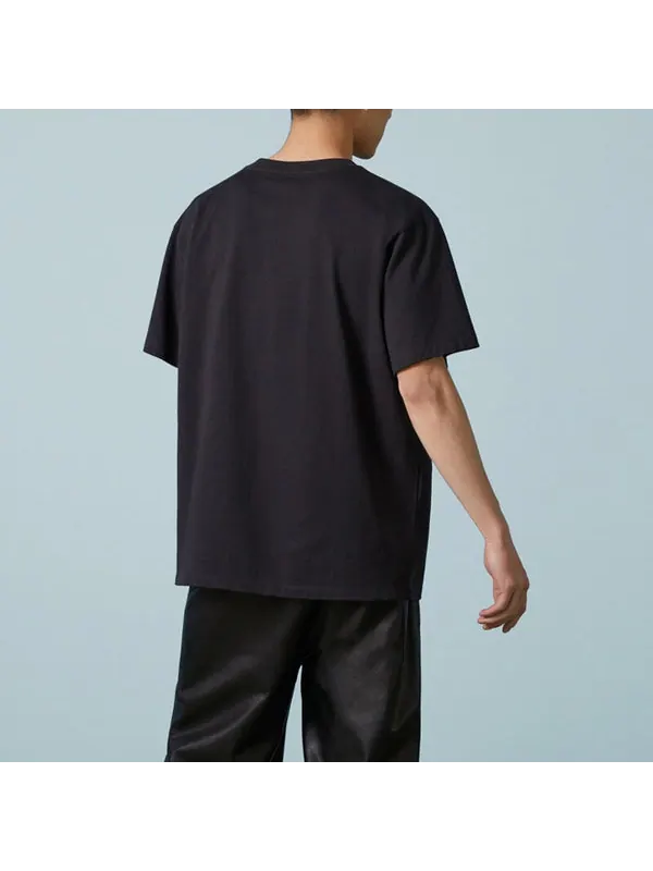 Футболка Gucci Cotton Jersey T-Shirt with Print — изображение 4 из 4, черный