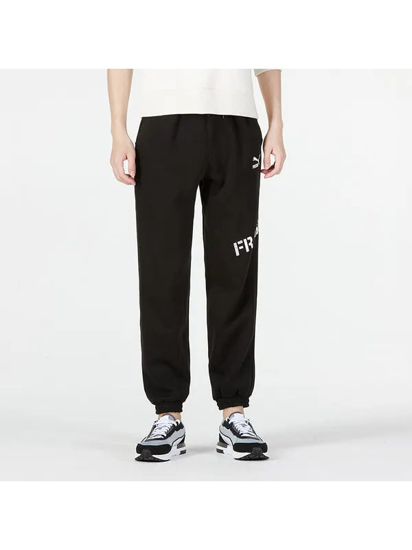 Брюки classics heavy duty sweatpants 'black' Puma — изображение 4 из 4, черный