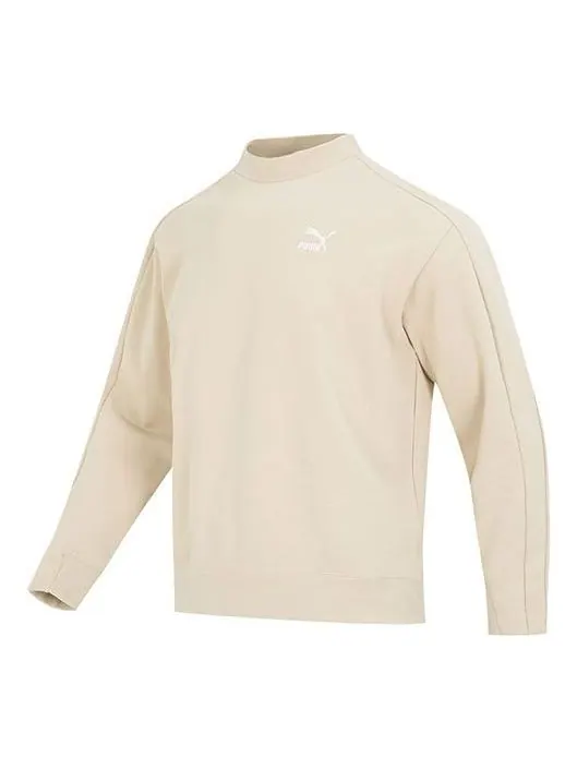 Свитер t7 mock neck crew dk 'beige' Puma