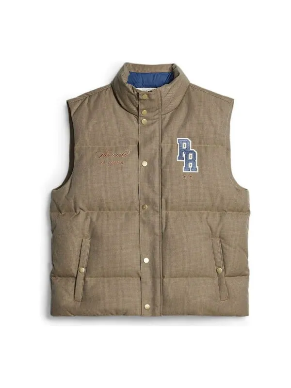 Жилет x rhuigi puffer vest 'khaki green' Puma