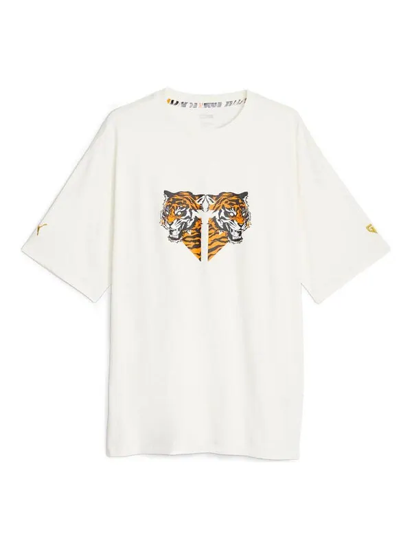 Футболка x gen.g logo t-shirt 'white' Puma — изображение 1 из 2, белый