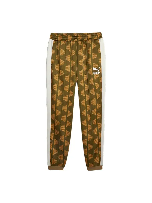 Брюки joggers and sweatpants 'yellow' Puma — изображение 1 из 4, желтый