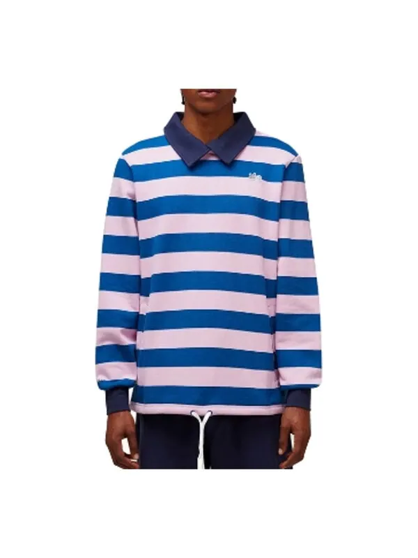 Свитер x noah striped crew sweater 'blue pink' Puma — изображение 3 из 3, синий/розовый