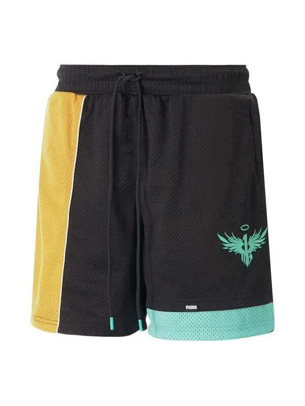 Шорты x melo rare ralph shorts 'black' Puma — изображение 1 из 1, черный/синий