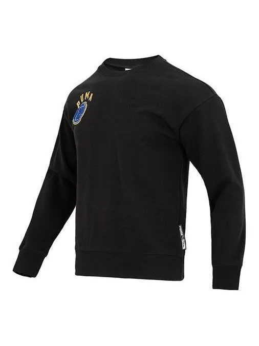 Свитер team crew graphic sweater 'black' Puma
