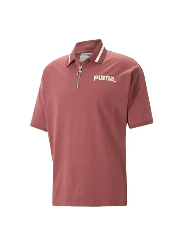 Рубашка поло polo shirts 'pink' Puma — изображение 1 из 4, розовый