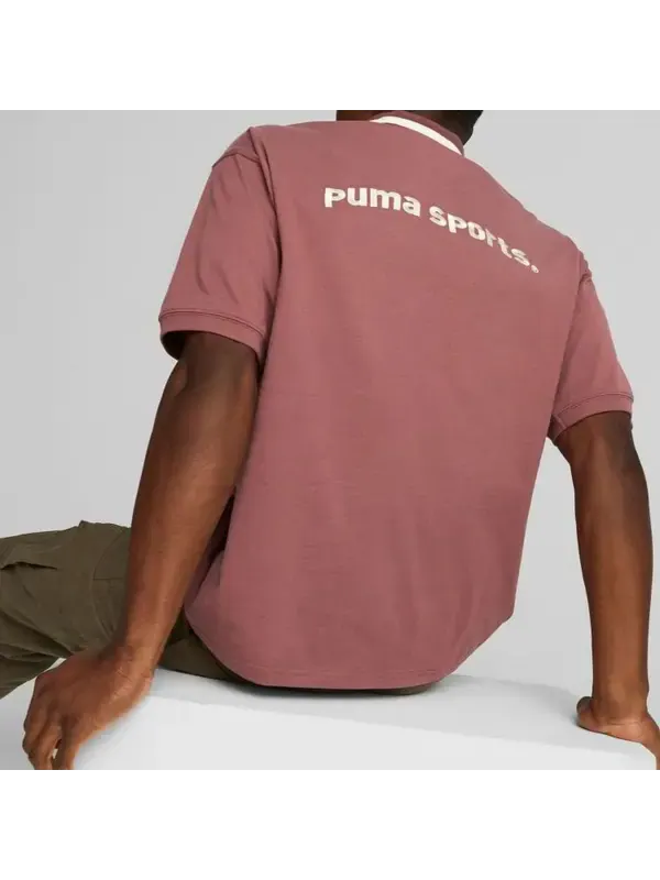 Рубашка поло polo shirts 'pink' Puma — изображение 4 из 4, розовый