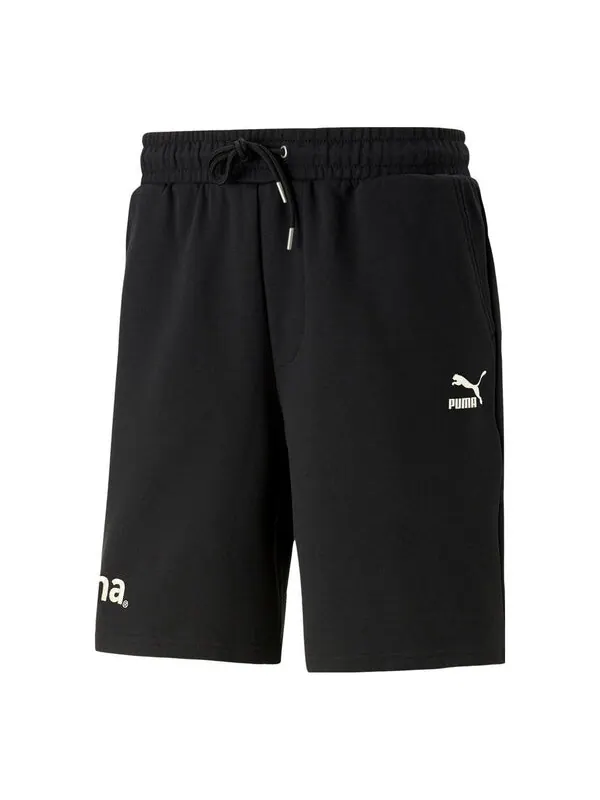 Шорты essential shorts 'black' Puma — изображение 1 из 4, черный