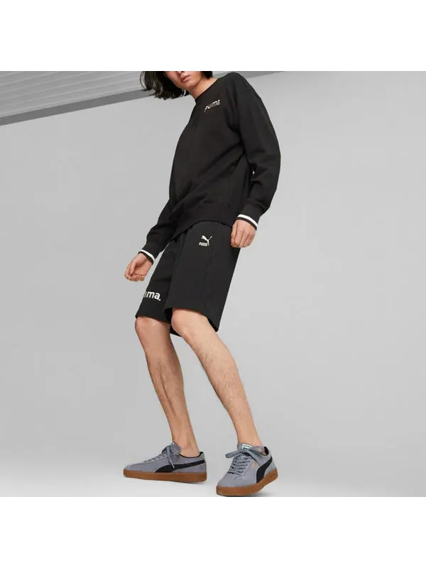 Шорты essential shorts 'black' Puma — изображение 3 из 4, черный