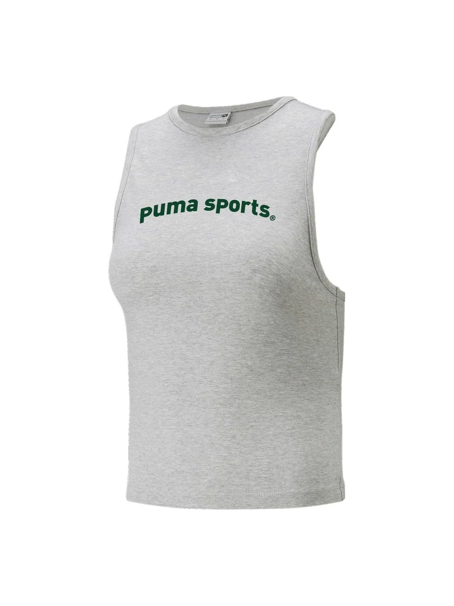 Спортивный топ (WMNS) PUMA Team Tank Top Logo 'Grey' 622575-04 — изображение 1 из 3, серый