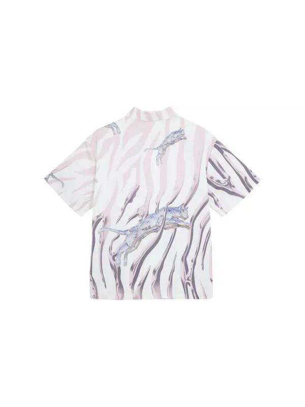 Рубашка x sorayama woven shirt 'white' Puma — изображение 2 из 2, белый