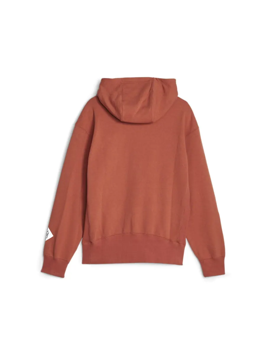 Худи PUMA x PERKS AND MINI Graphic Hoodie 'Apple Cider' — изображение 2 из 2, красный