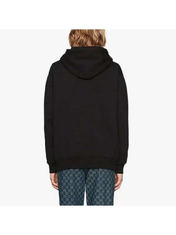 Толстовка Gucci x Disney с принтом, длинный рукав, мужская — изображение 4 из 4, черный