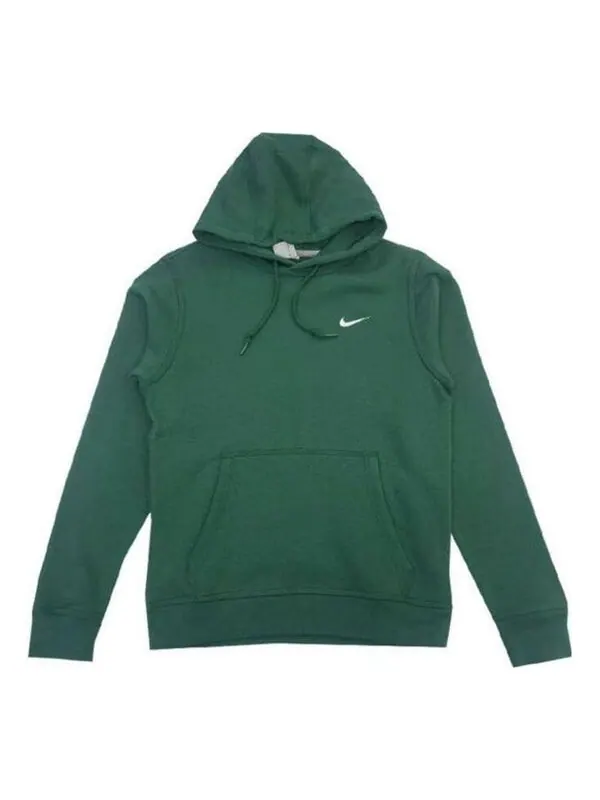 Толстовка клуб флисовый пуловер с капюшоном Nike — изображение 1 из 1, зеленый