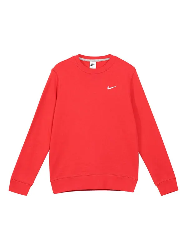 Рубашка классические с маленьким логотипом sweartshirt Nike — изображение 1 из 1, красный/белый