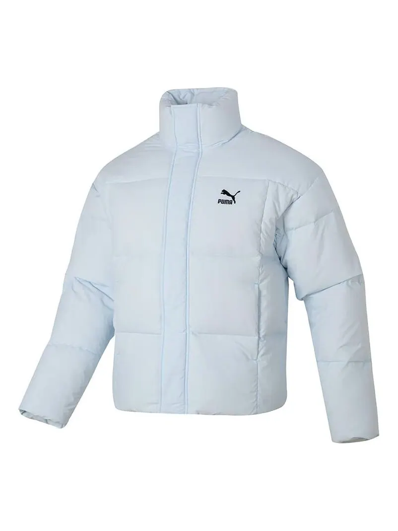 Куртка PUMA Classic Down Jacket 'Blue' — изображение 1 из 5, синий