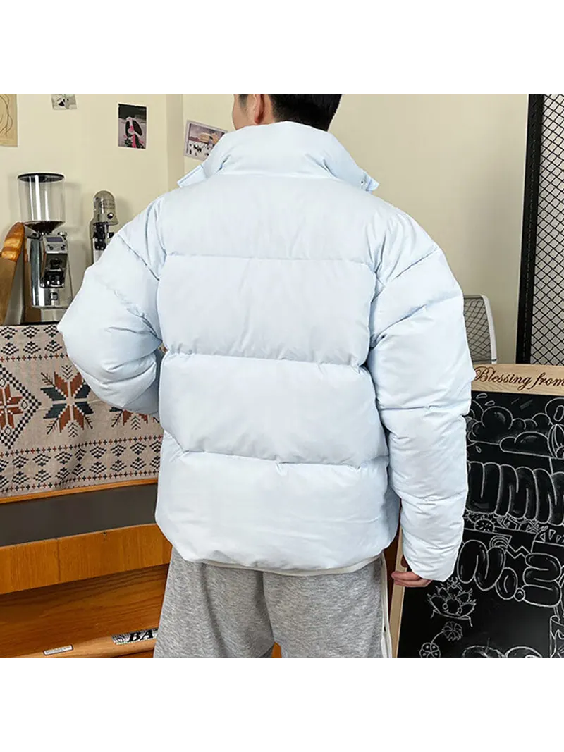 Куртка PUMA Classic Down Jacket 'Blue' — изображение 4 из 5, синий