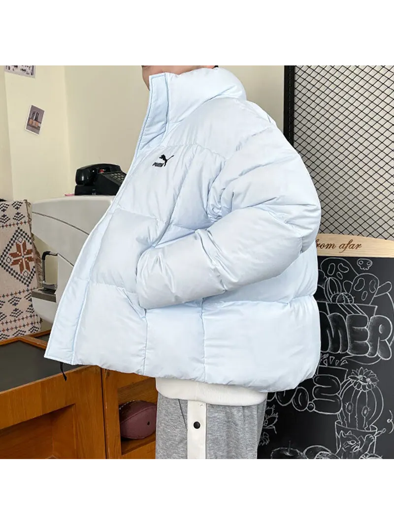 Куртка PUMA Classic Down Jacket 'Blue' — изображение 5 из 5, синий