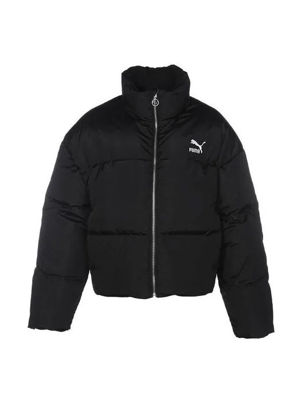Куртка puffer winter jacket 'black' Puma — изображение 1 из 2, черный
