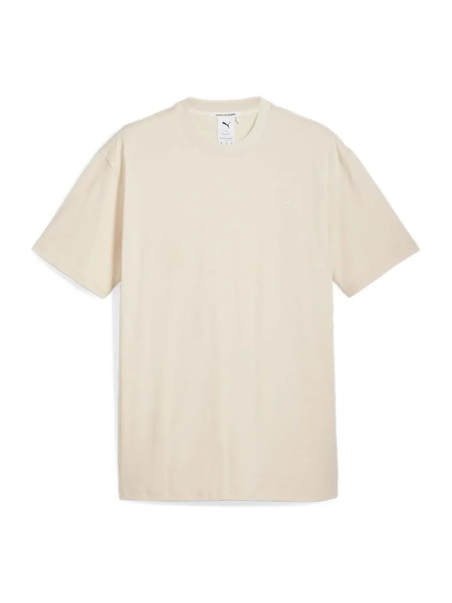 Футболка PUMA MMQ T-Shirt 'Alpine Snow' — изображение 1 из 2, бежевый