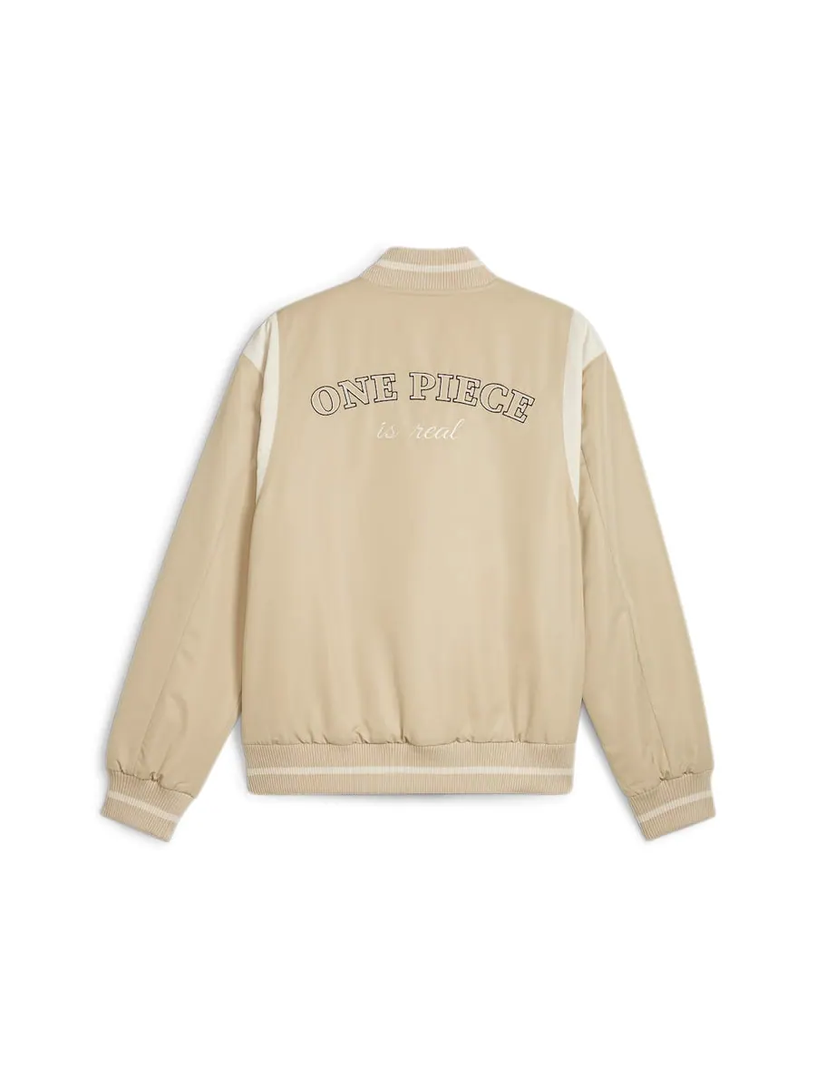 Куртка PUMA x ONE PIECE Baseball Jacket 'Putty' — изображение 2 из 2, бежевый