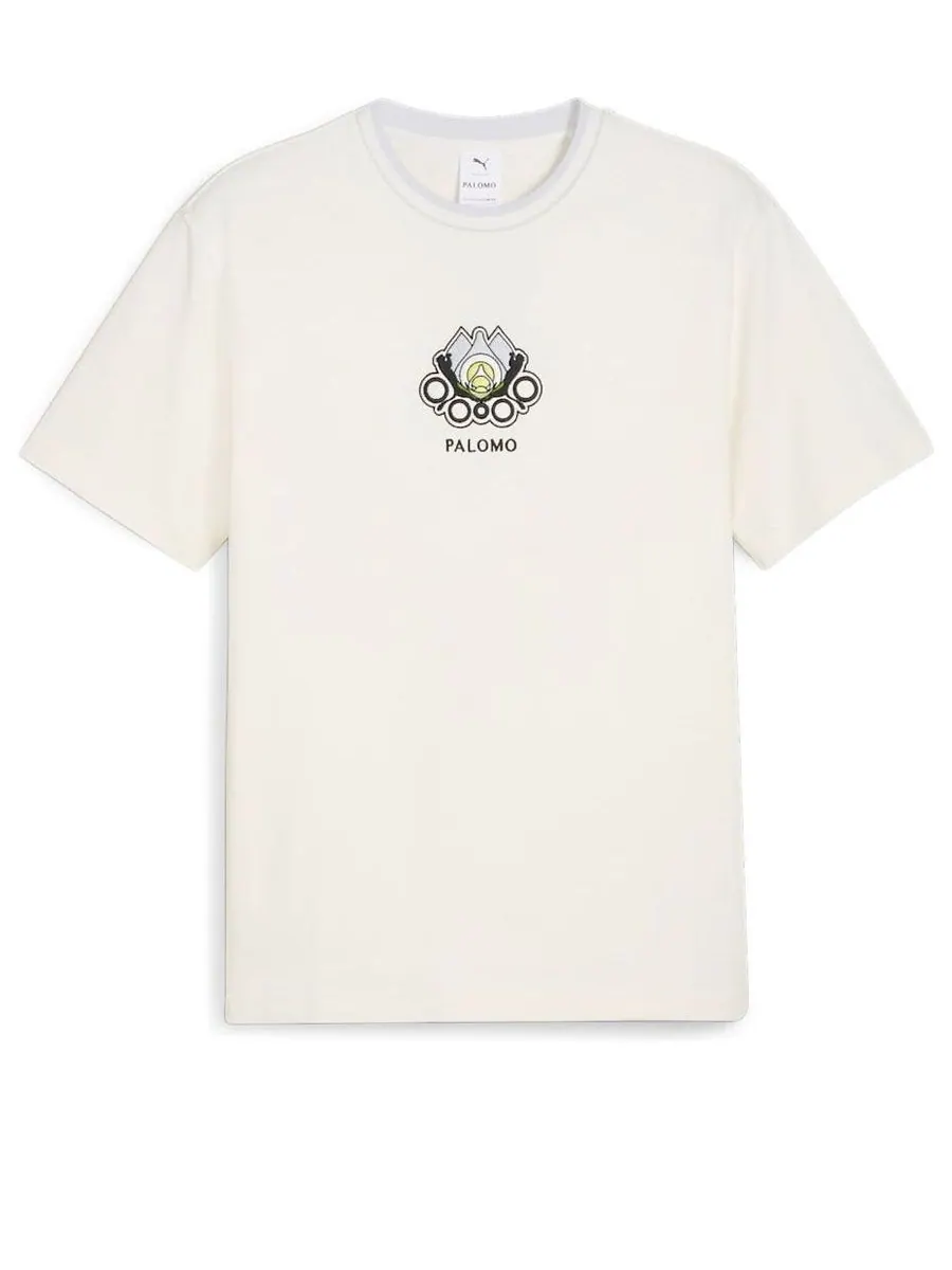 Футболка PUMA x Palomo Graphic T-shirt 'Warm White' — изображение 1 из 2, бежевый