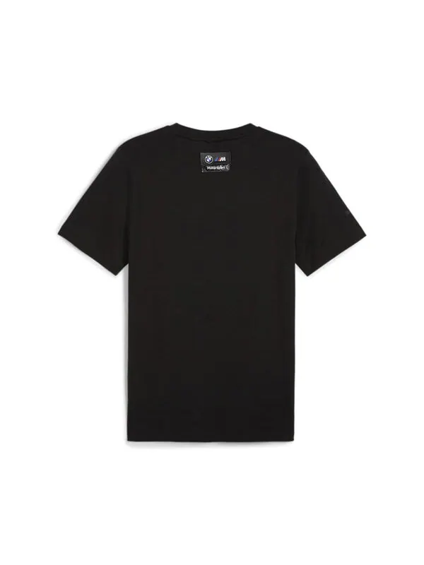 Футболка x bmw motorsport garage t-shirt 'black' Puma — изображение 2 из 2, черный