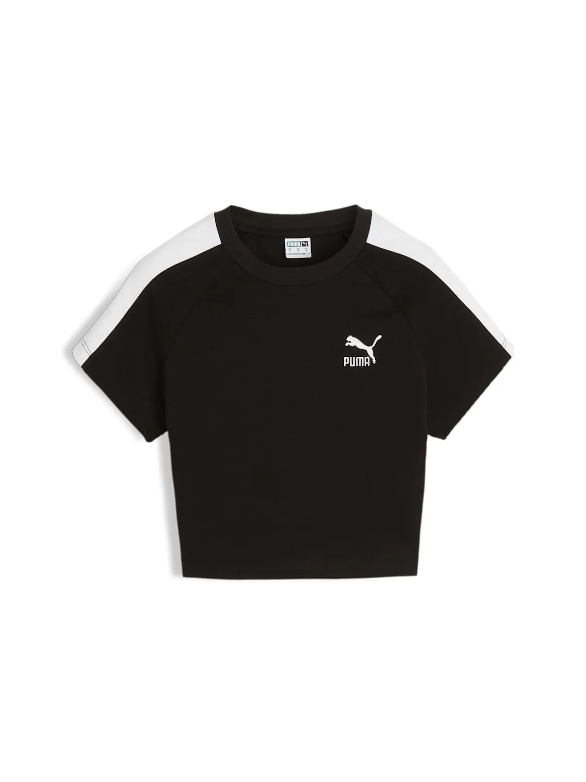 (WMNS) Детская футболка Puma ICONIC T7 — изображение 1 из 2, черный/белый
