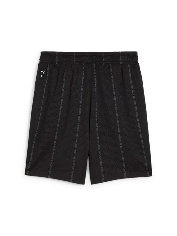 Шорты melo alwayz on basketball shorts 'black' Puma — изображение 2 из 2, черный