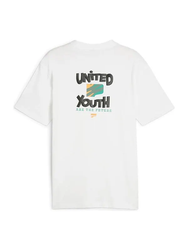 Футболка downtown graphic t-shirt 'white' Puma — изображение 2 из 2, белый