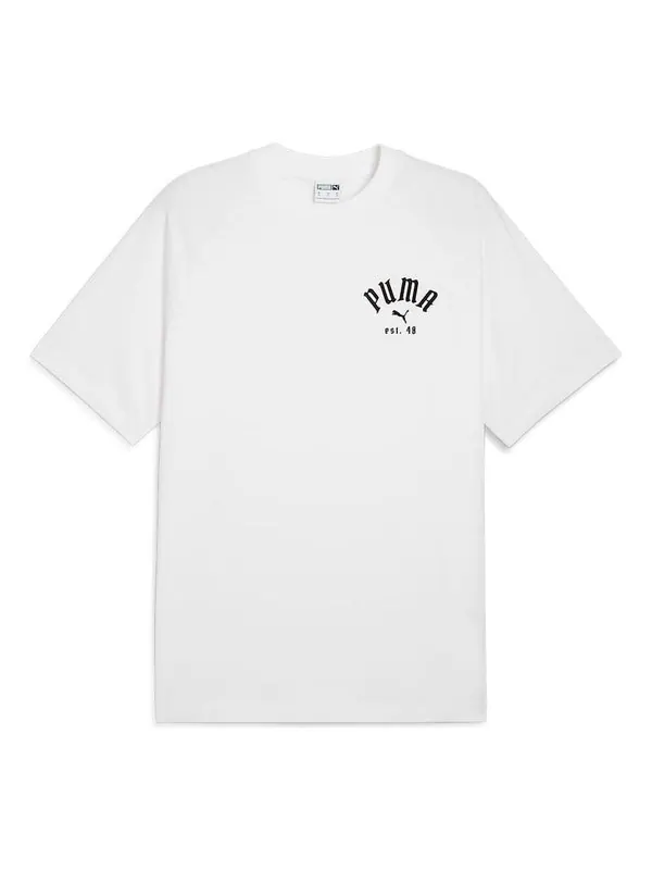 Футболка play loud classics relaxed graphic t-shirt 'white' Puma — изображение 1 из 2, белый