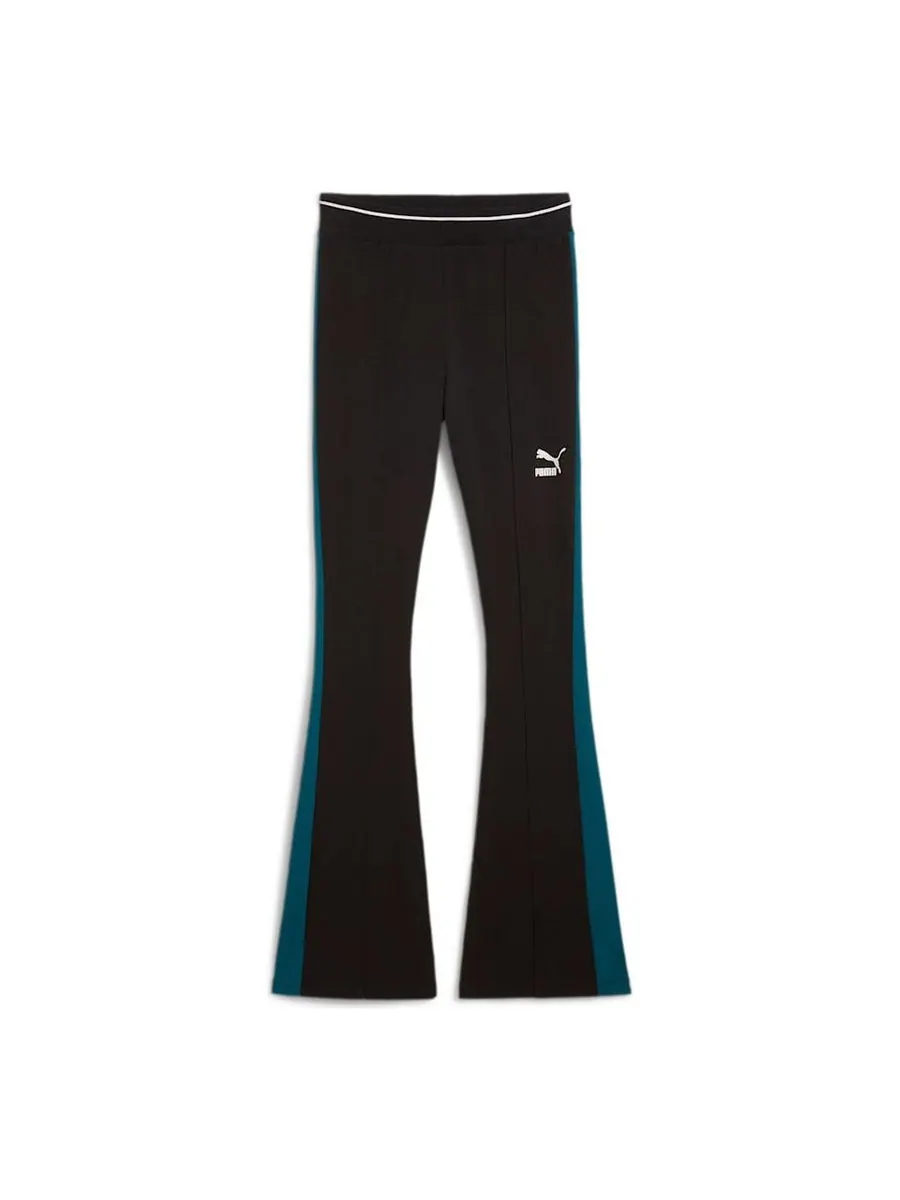 Леггинсы (WMNS) PUMA Play Loud T7 Flared Leggings 'Black' — изображение 1 из 2, черный
