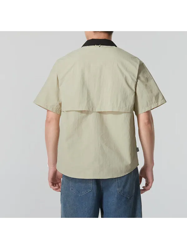 Рубашка prairie resort shirt 'tan' Puma — изображение 3 из 3, бежевый