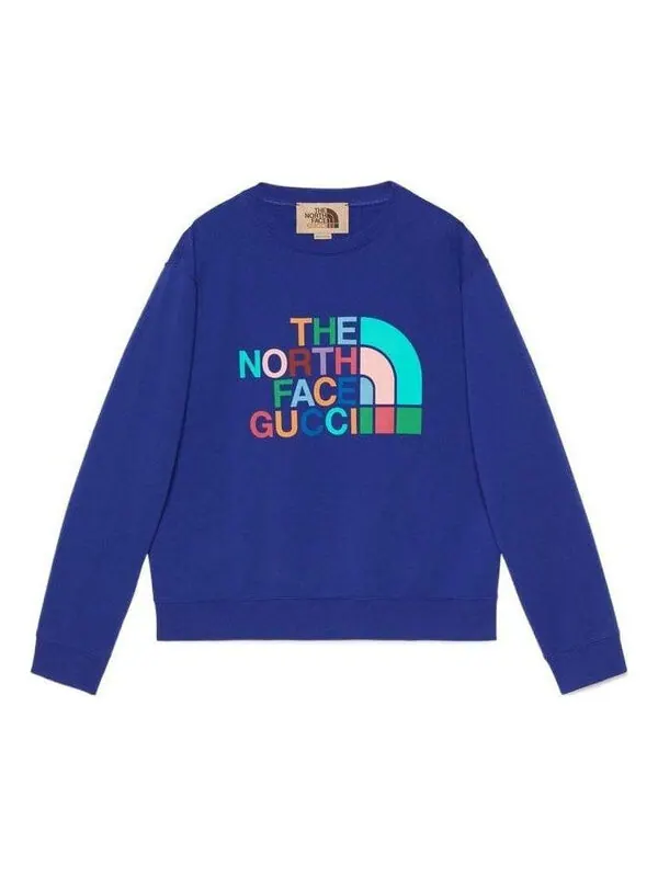 Свитшот Gucci x The North Face — изображение 1 из 4, синий