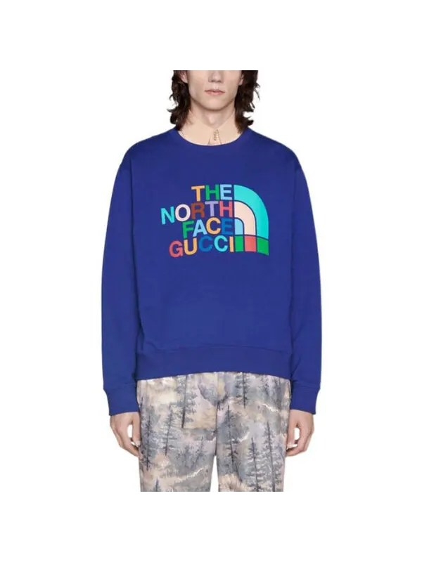 Свитшот Gucci x The North Face — изображение 3 из 4, синий