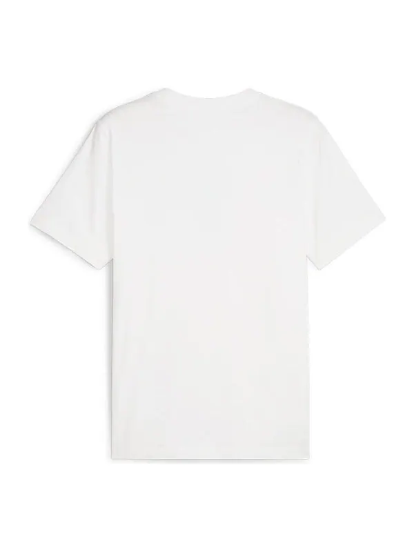 Футболка team graphic t-shirt 'white' Puma — изображение 2 из 2, белый