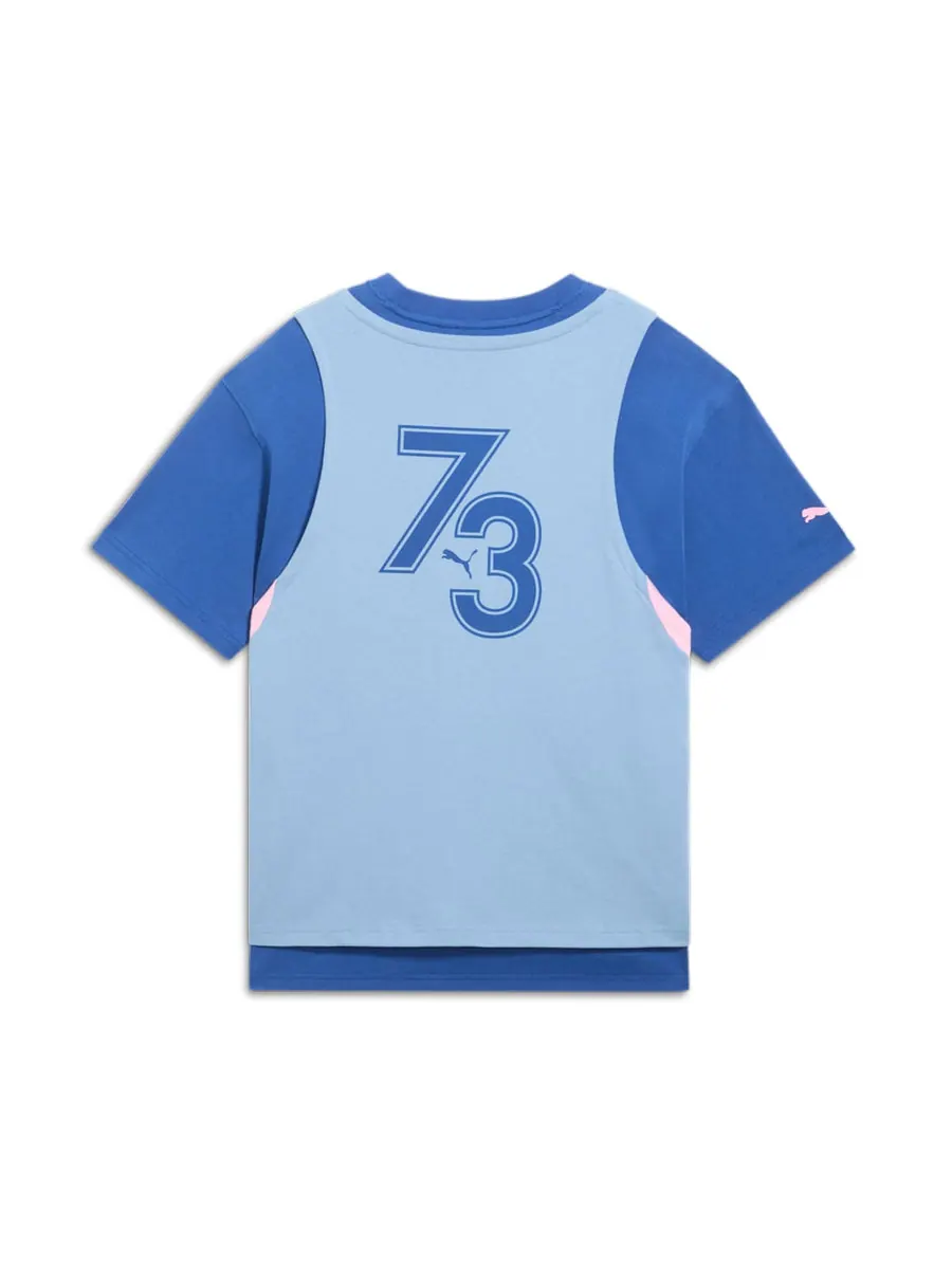 Футболка PUMA x KidSuper Hoops T-shirt 'Clyde Royal' — изображение 2 из 2, синий