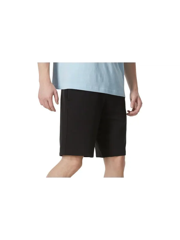 Шорты logo casual shorts 'black' Puma — изображение 2 из 4, черный/синий