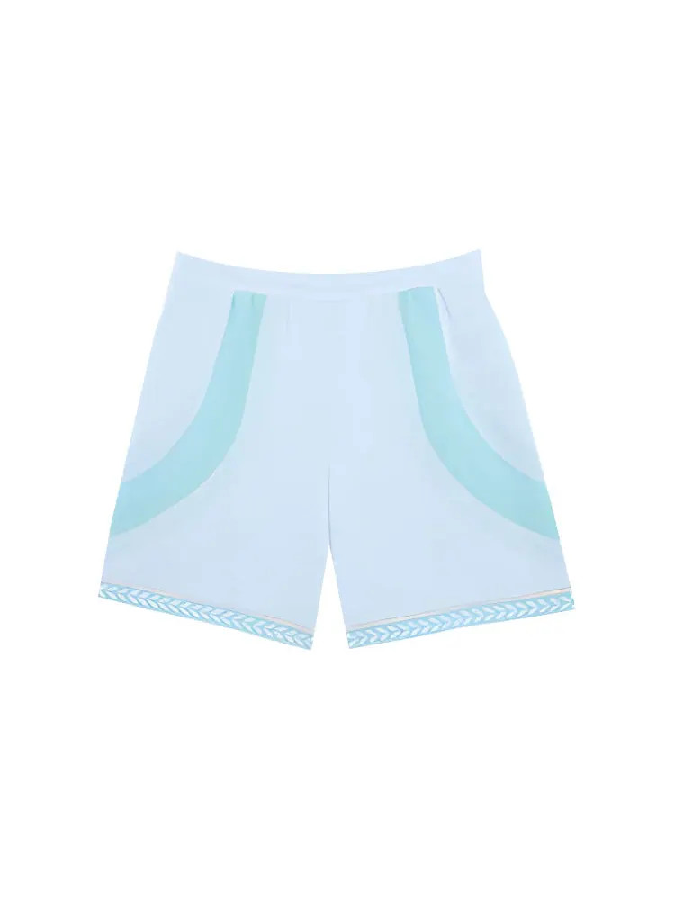 Спортивные шорты PUMA Apres Court Shorts 'Sky Blue' — изображение 2 из 2, синий