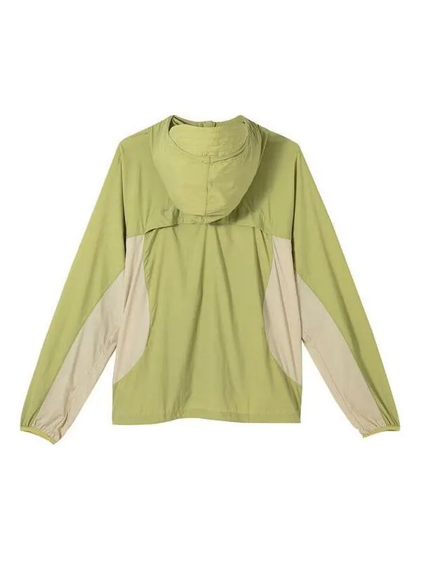 Куртка urban cool uv jacket 'green' Puma — изображение 2 из 2, зеленый/бежевый