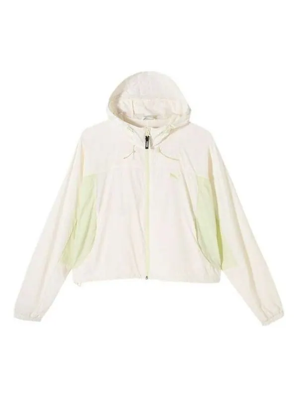 Куртка urban cool uv jacket 'white' Puma — изображение 1 из 2, белый