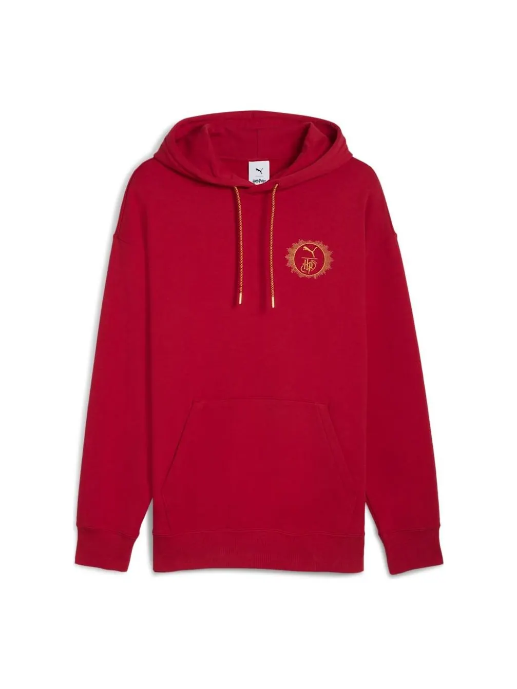 Худи PUMA x Harry Potter Relaxed Hoodie 'Dark Crimson' — изображение 2 из 2, красный