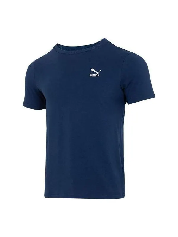 Футболка logo sports t-shirt 'navy' Puma — изображение 1 из 4, темно-синий